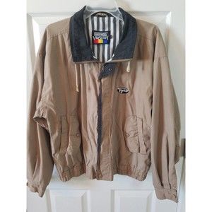Vtg 1990s Hartwell ViaSport Taylor Zip Up Windbreaker Jacket Sz M